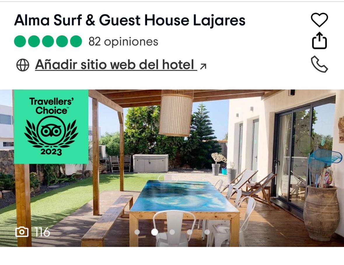 Agua Guesthouse Lajares Villa Con Jacuzzi Eksteriør billede